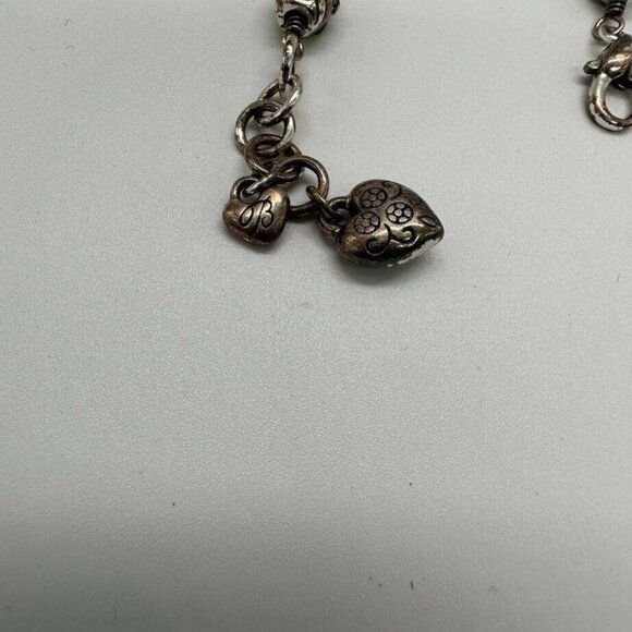 Brighton‎ Jewel Fantasy Beaded Bracelet Silver Tone Faceted Purple Green Beads - Picture 8 of 12